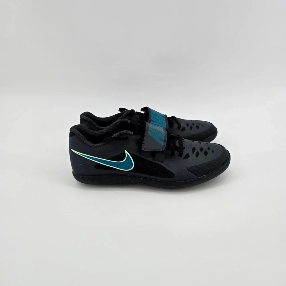 Nike Zoom Rival SD 2 Throwing Shoes Mens Track Field Black Teal Size 8 NWOT